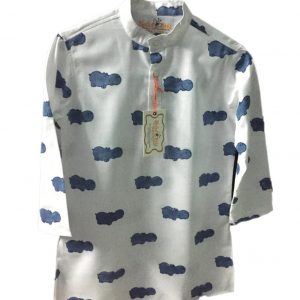 Kurta White Hippo Boy
