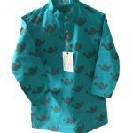 Kurta Blue Dinosaur Boy