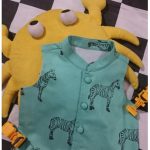 Jacket Green Zebra Boy